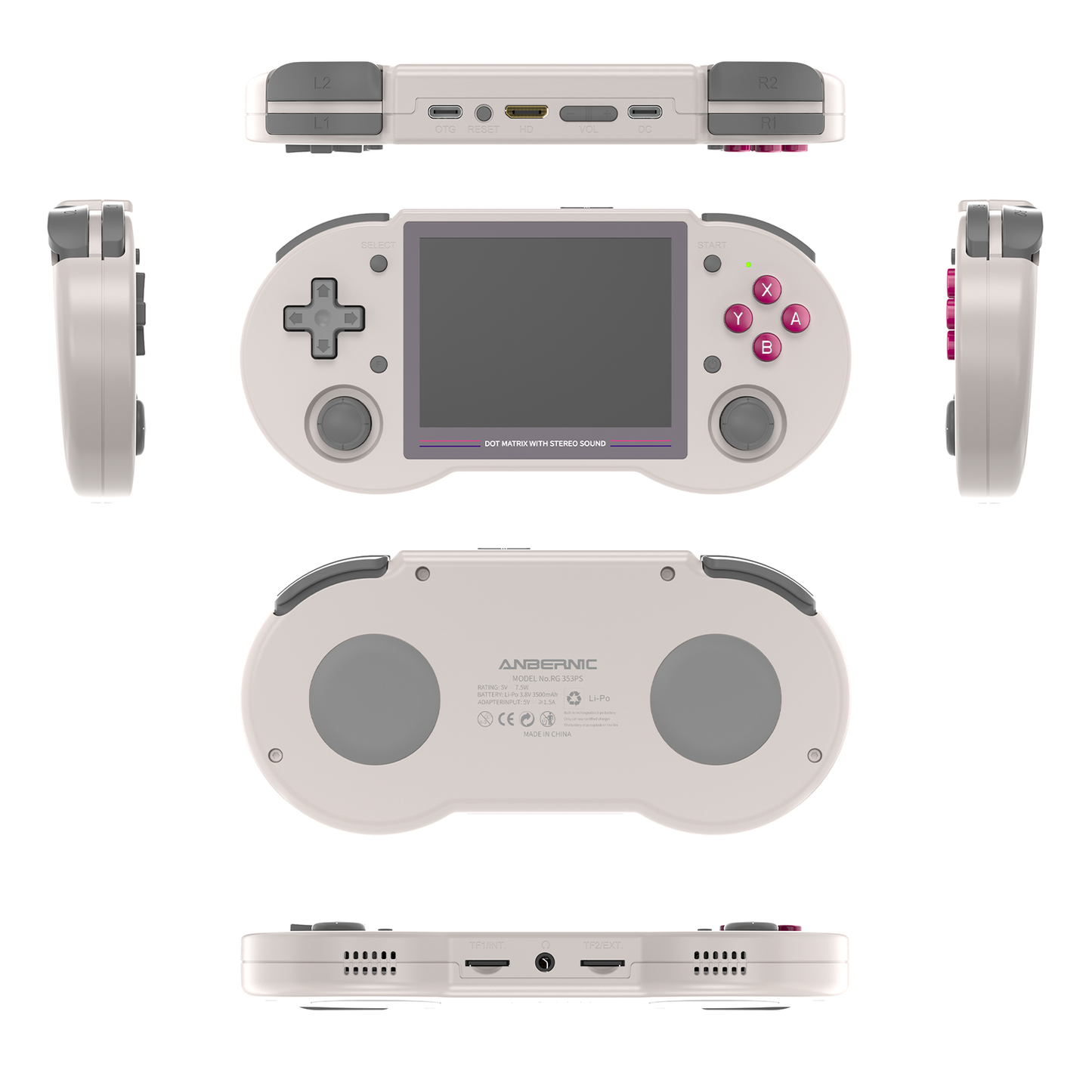 Anbernic RG353PS Handheld Game Console 【28 Emulators & Over 34K Games Pre-installed】
