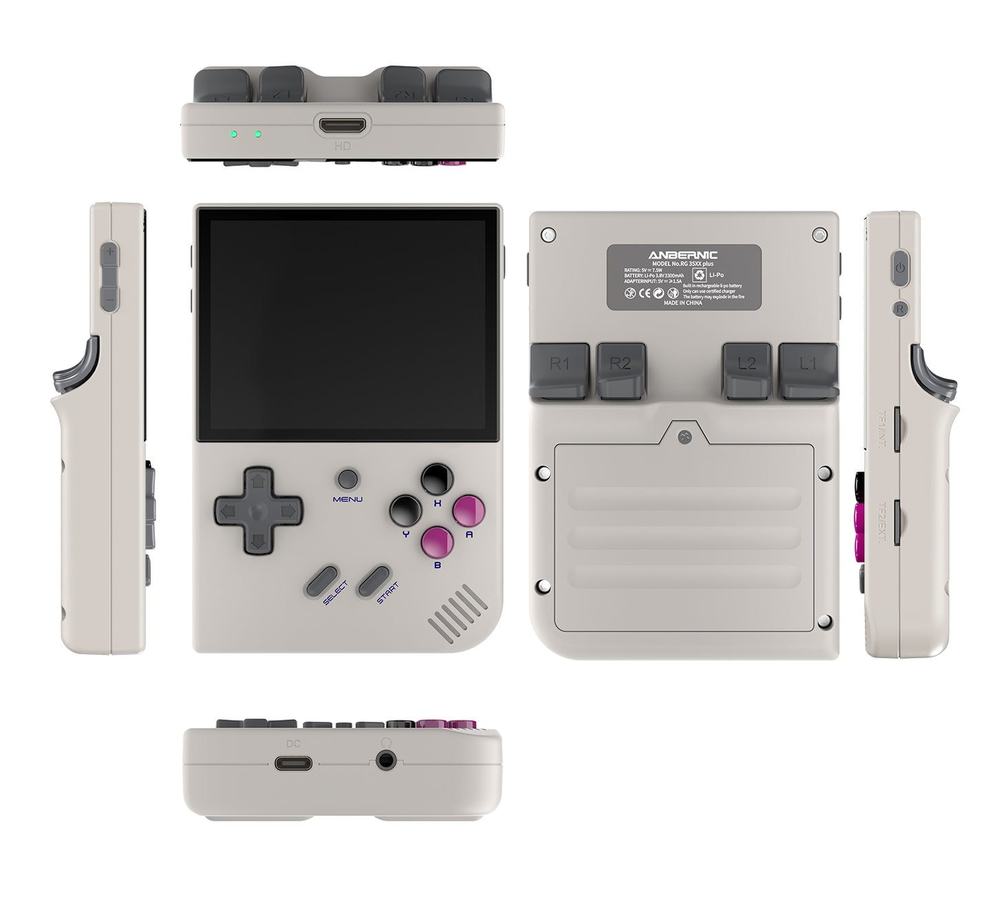 Anbernic RG35XX Plus Handheld Game Console 【35 Emulators & Over 18K Games Pre-installed】