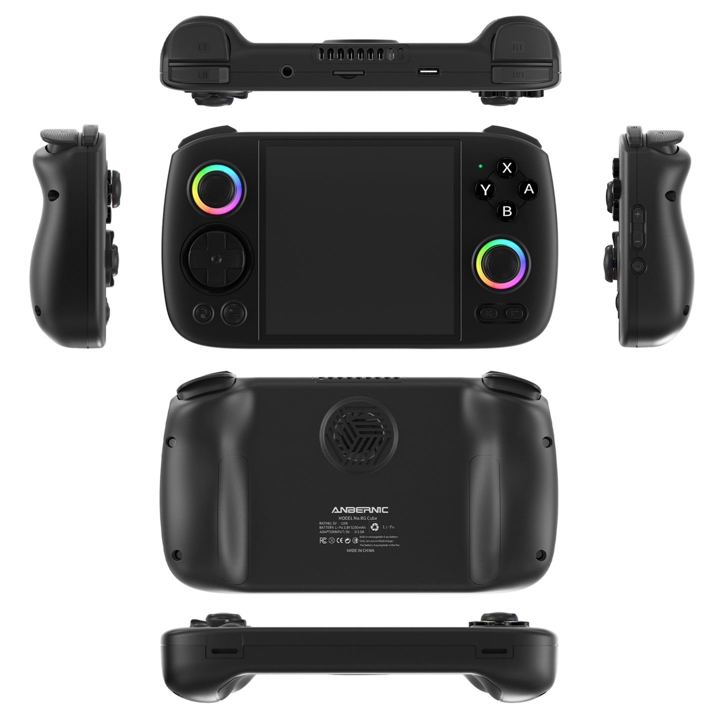 Anbernic RG Cube Handheld Game Console 【30 Emulators & Over 42K Games Pre-installed】