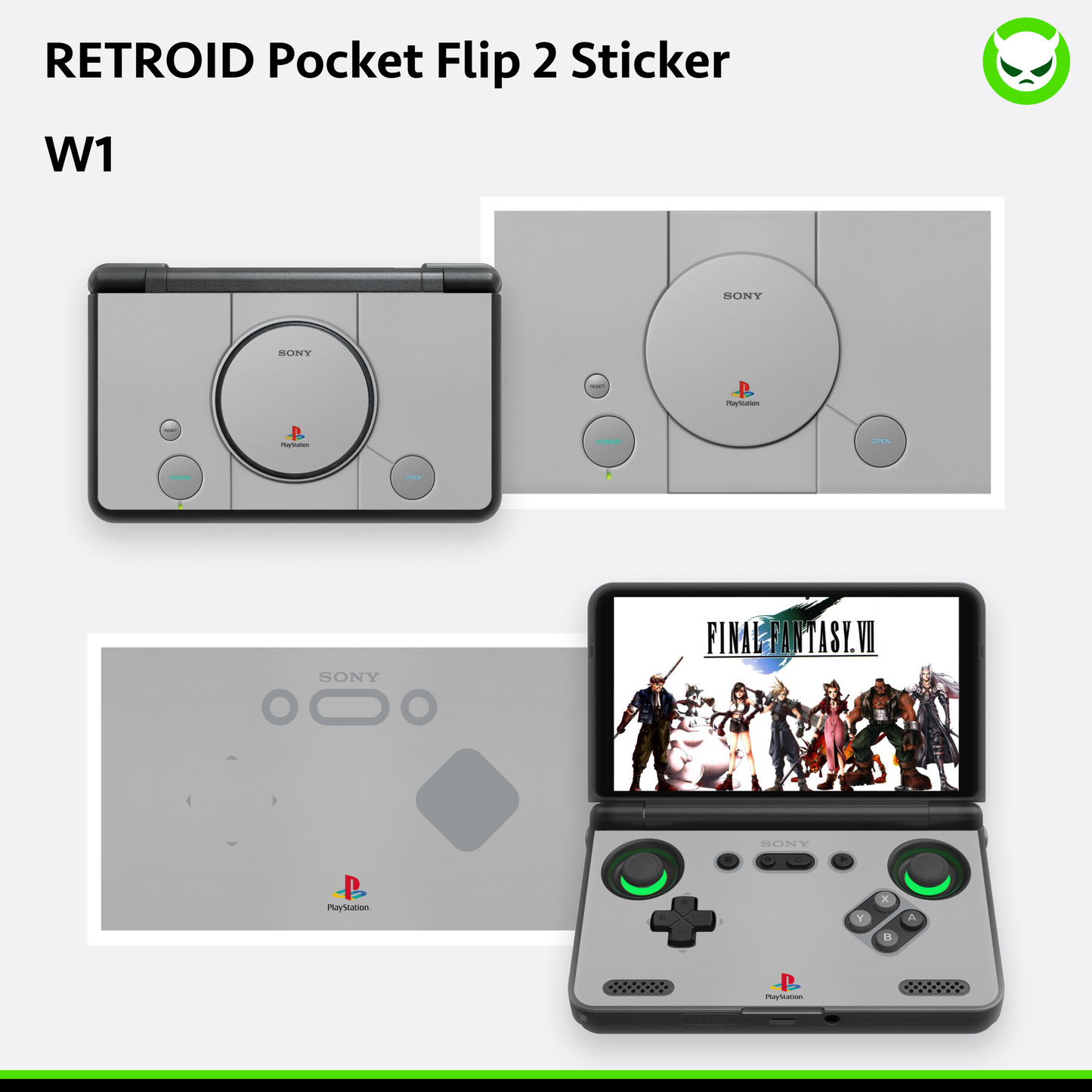 Retroid Pocket Flip 2 – angepasster Skin
