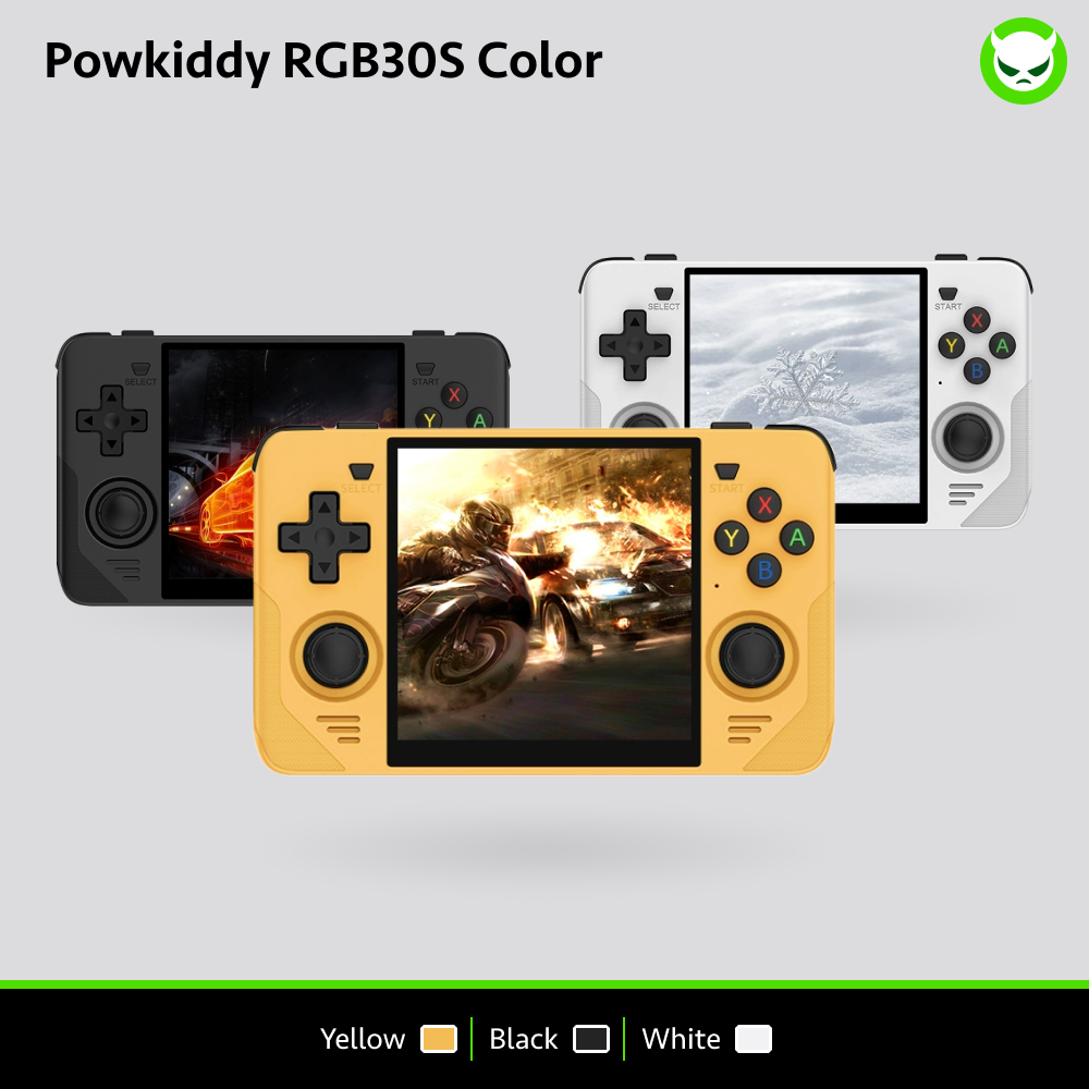 Powkiddy RGB30 Handheld Game Console 【23 Emulators & Over 21K Games Pre-installed】