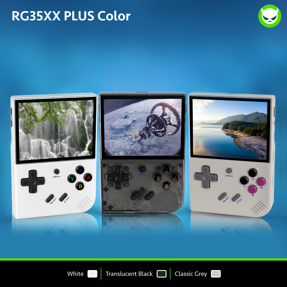 Anbernic RG35XX Plus Handheld Game Console 【35 Emulators & Over 18K Games Pre-installed】