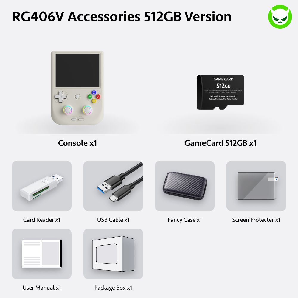 Anbernic RG406V Handheld Game Console 【30 Emulators & Over 42K Games Pre-installed】