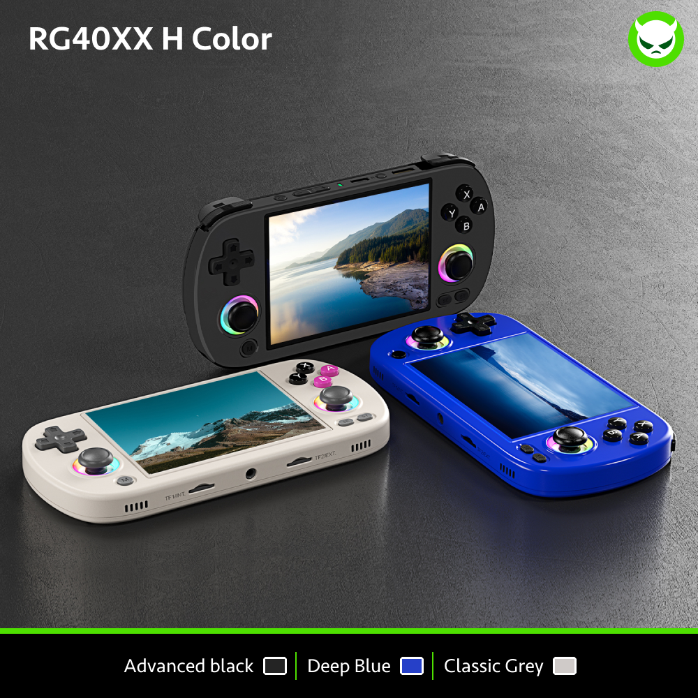 Anbernic RG40XX H Handheld Game Console 【35 Emulators & Over 20K Games Pre-installed】