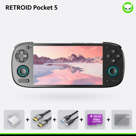 Retroid Pockect 5 Handheld【Pre-configured】Retro Game Console SD865