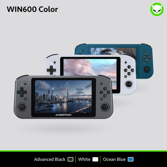 Anbernic Win600 Handheld Game Console 【30 Emulators & Over 35K Games Pre-installed】