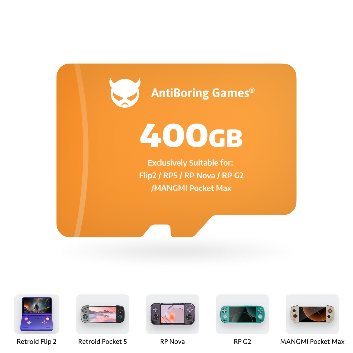 Paquete de Expansión Personalizado Plug & Play (Sistema Preconfigurado) para Retroid Pocket Flip 2 & RP5 & MANGMI Pocket Max (Sin Consola)