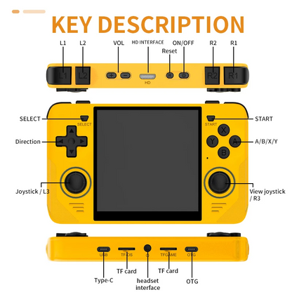 Consola de videojuegos portátil Powkiddy RGB30