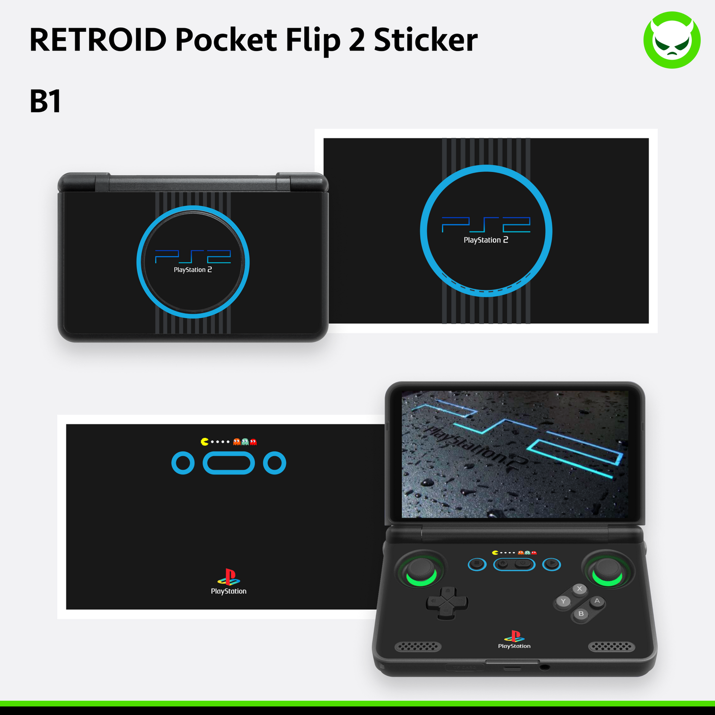 Retroid Pocket Flip 2 – angepasster Skin