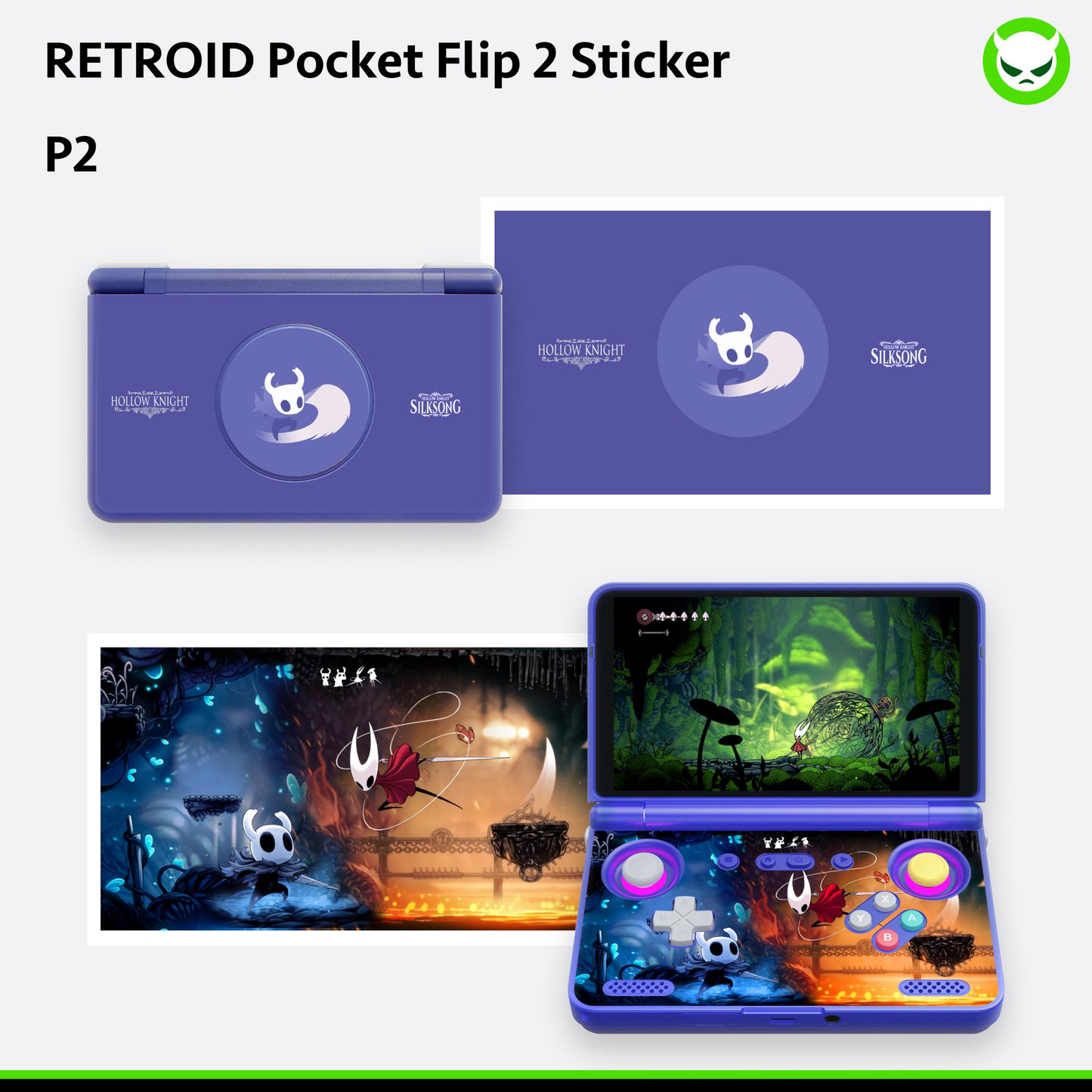 Retroid Pocket Flip 2 – angepasster Skin