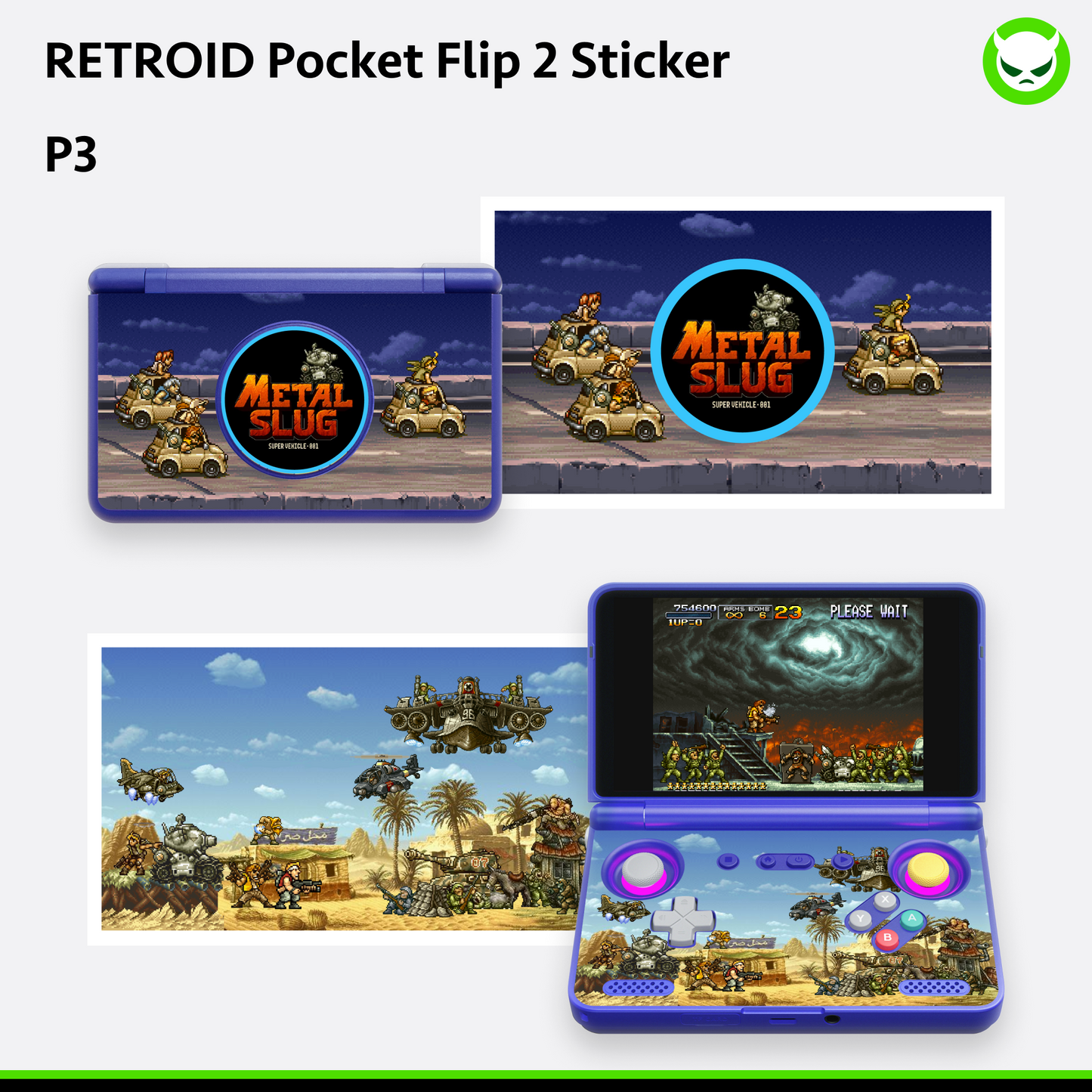Retroid Pocket Flip 2 – angepasster Skin