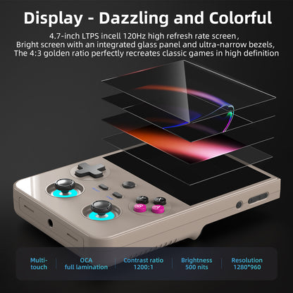 Anbernic RG477V Handheld-Konsole, spielbereit