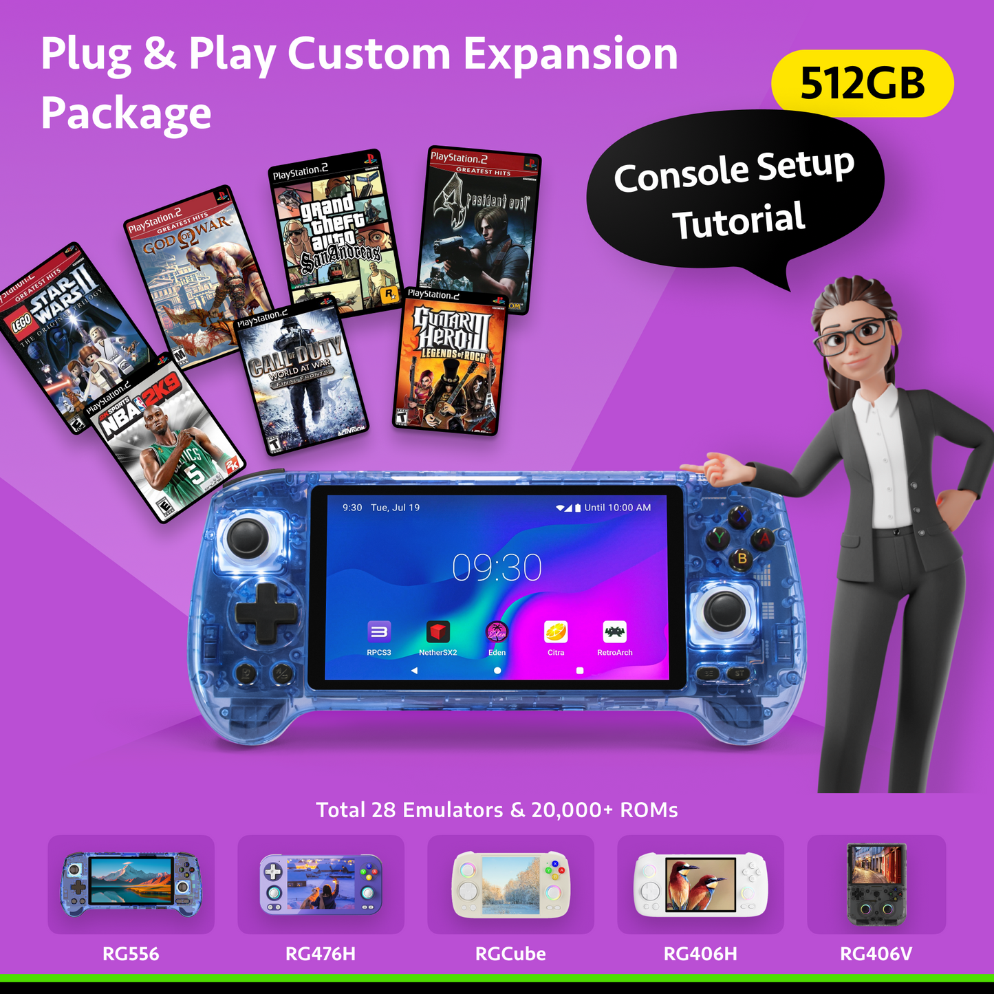 512GB Plug & Play Custom Expansion Package