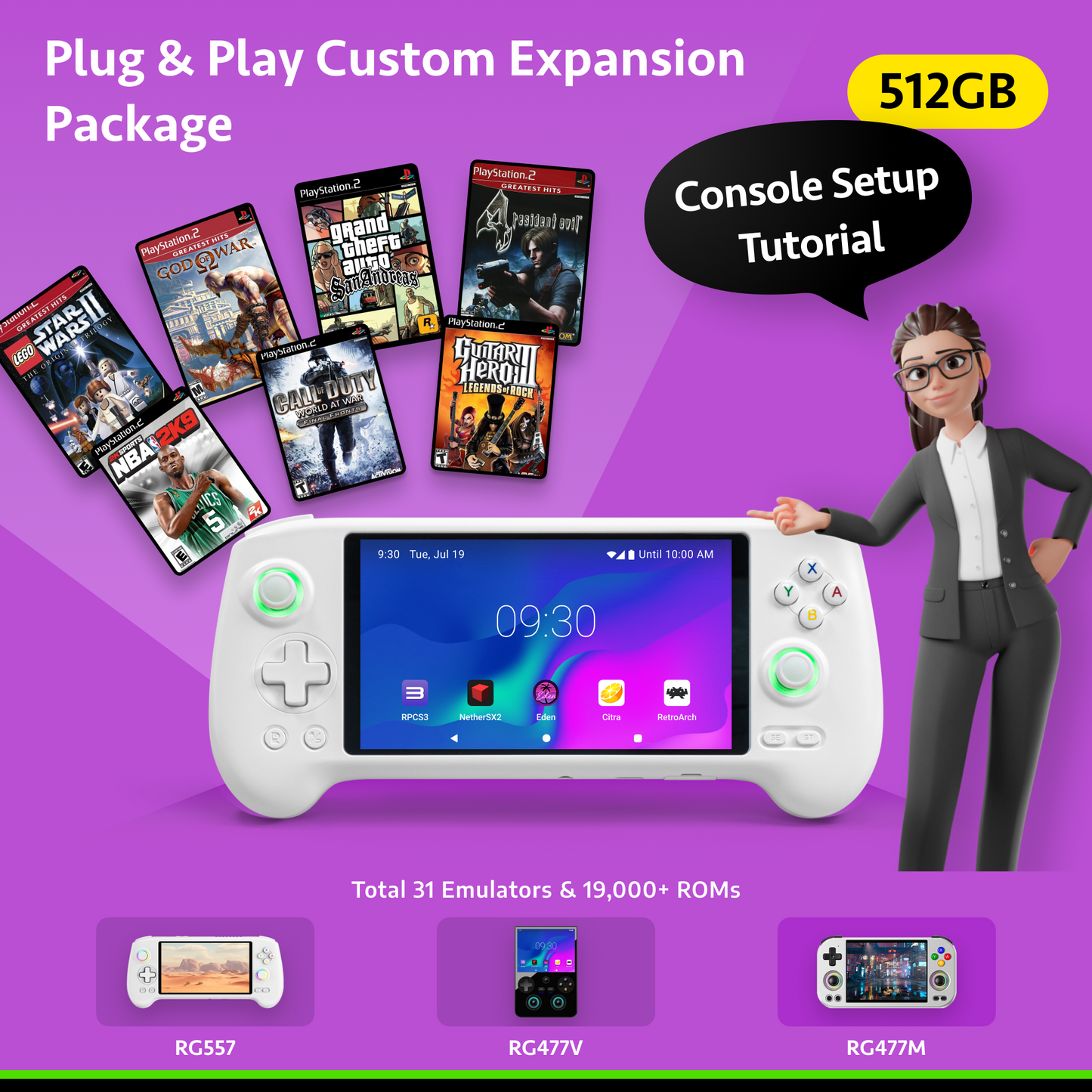 512GB Plug & Play Custom Expansion Package