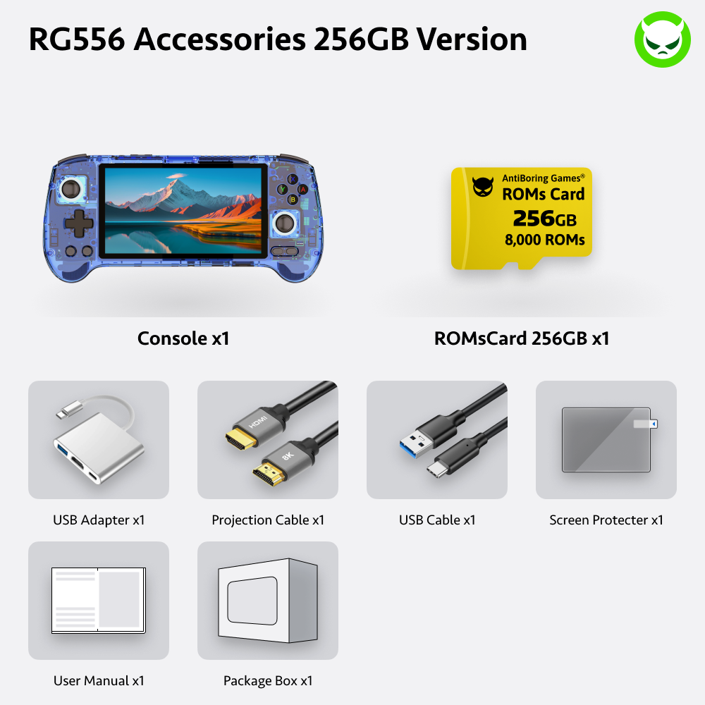Anbernic RG556 Handheld Game Console – Anti Boring Gaming