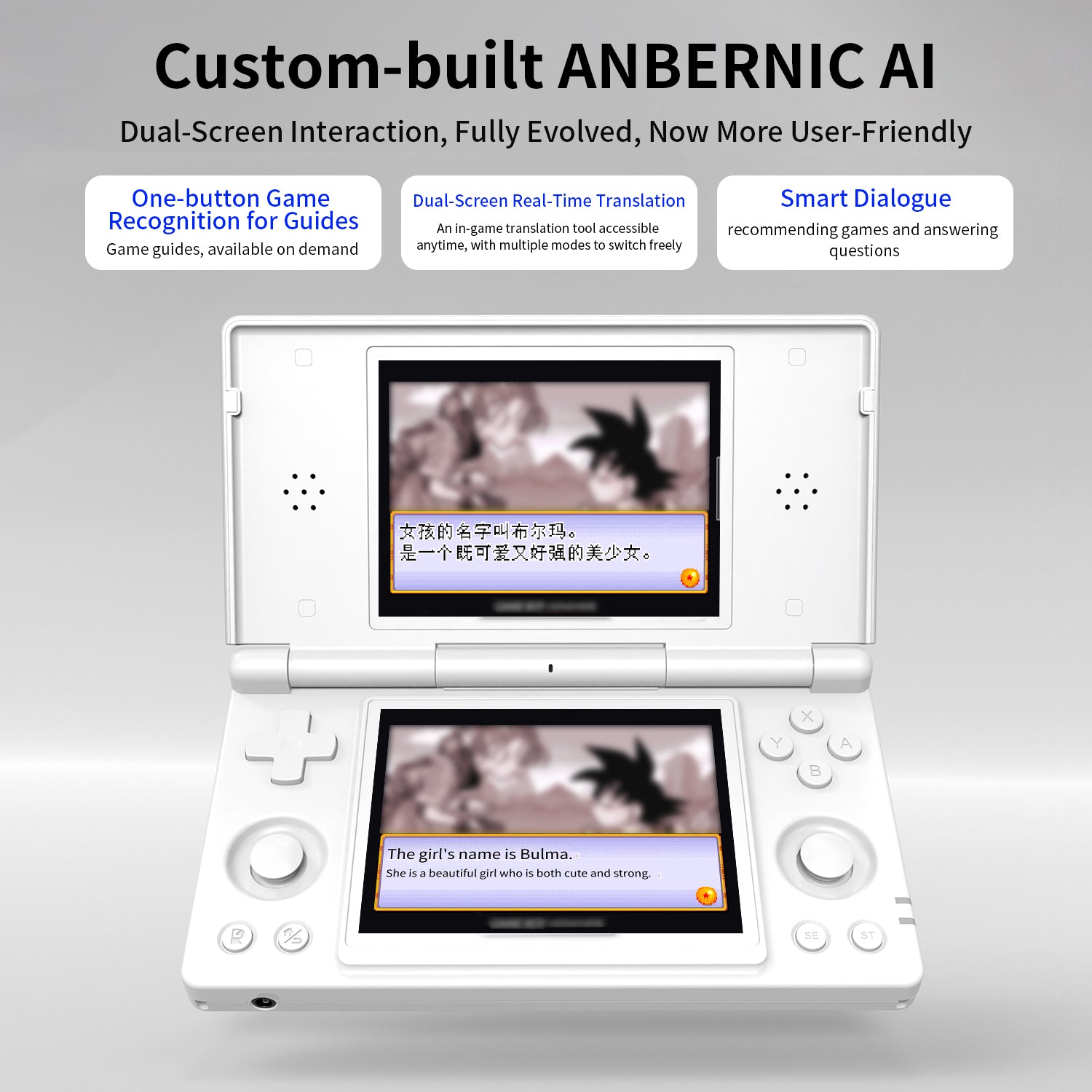 Anbernic RG DS 【Dual Screen】Handheld Game Console – Anti Boring