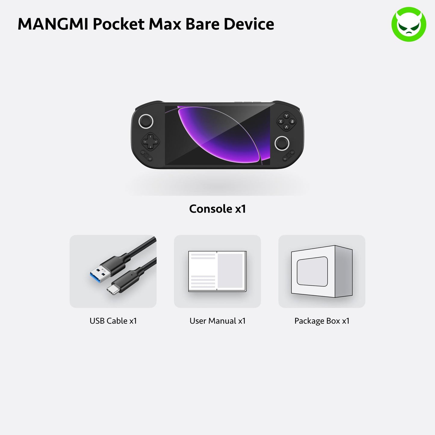 Consola de Juegos Retro MANGMI Pocket Max【Preconfigurada】SD865