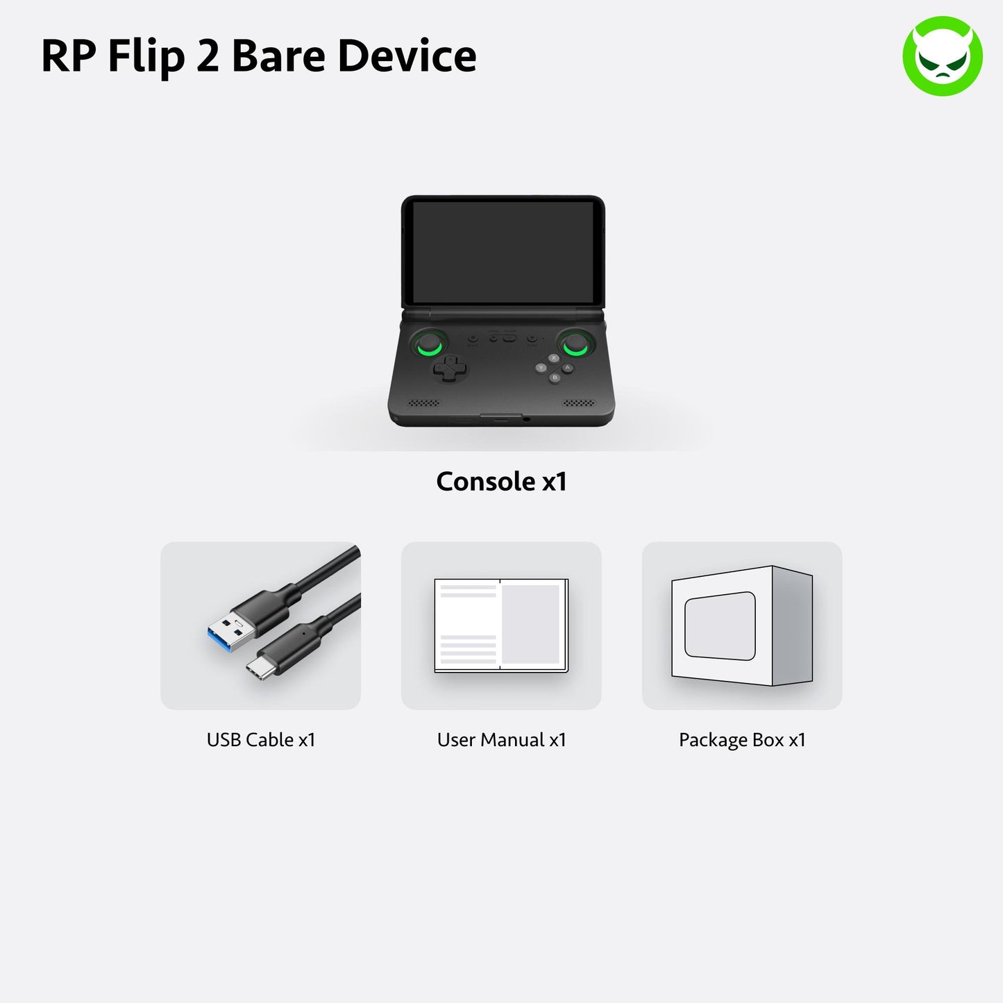 Retroid Pocket Flip 2 Handheld【Vorkonfiguriert】Retro-Spielkonsole SD865