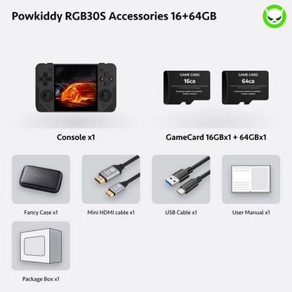 Consola de videojuegos portátil Powkiddy RGB30