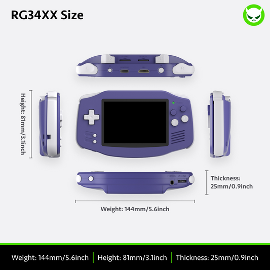 Anbernic RG34XX Handheld Game Console