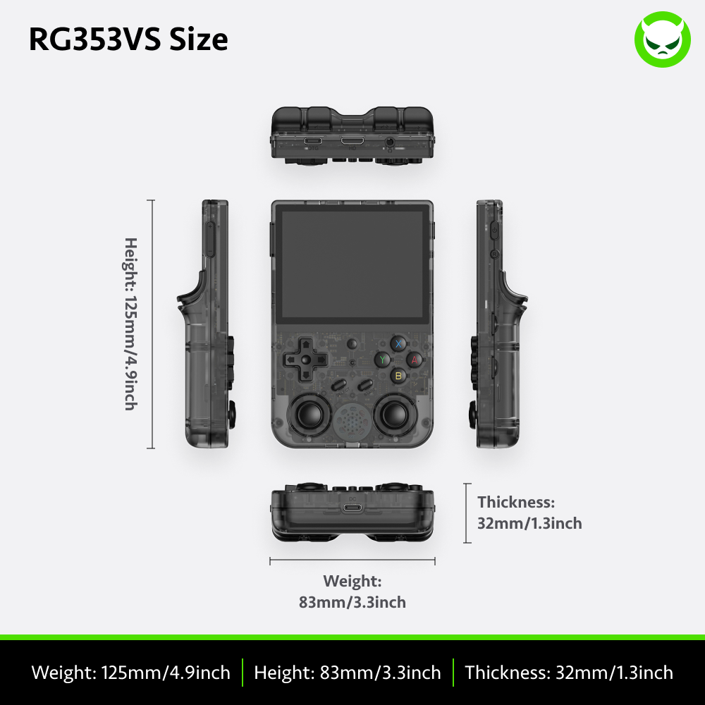 Anbernic RG353VS Handheld Game Console 【28 Emulators & Over 34K Games Pre-installed】