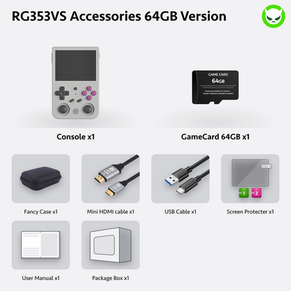 Anbernic RG353VS Handheld Game Console 【28 Emulators & Over 34K Games Pre-installed】