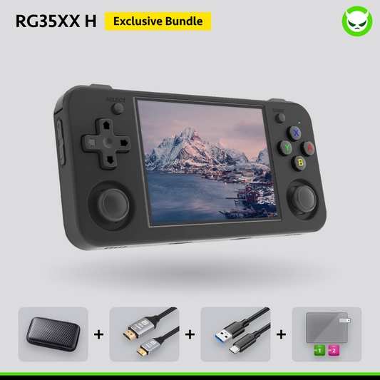 Anbernic RG35XX H Handheld Game Console 【35 Emulators & Over 18K Games Pre-installed】