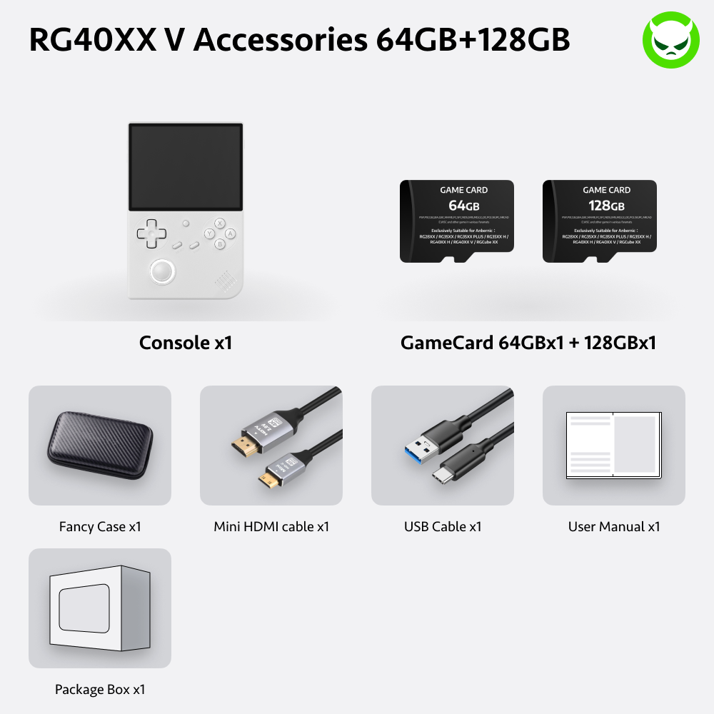 Anbernic RG40XX V Handheld Game Console 【35 Emulators & Over 20K Games Pre-installed】