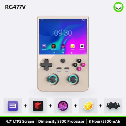 Anbernic RG477V Handheld-Konsole, spielbereit