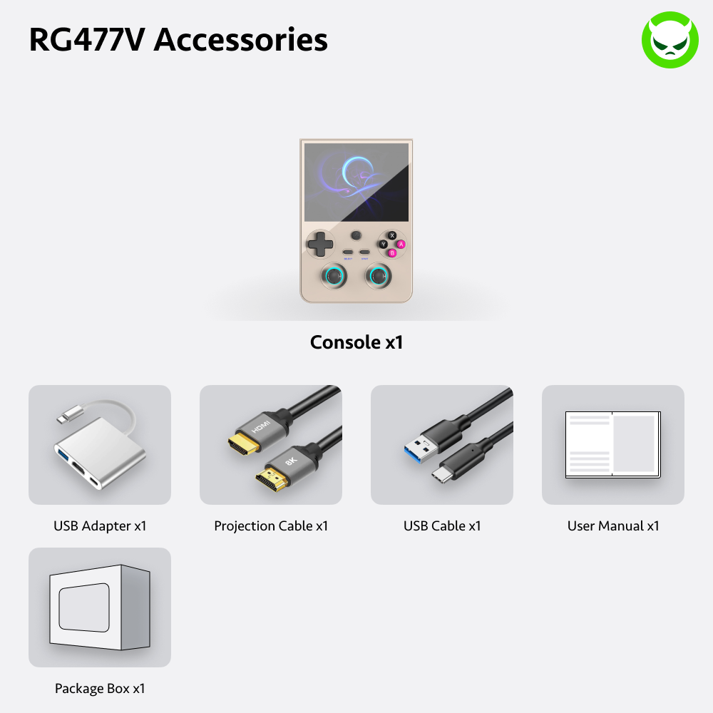 Anbernic RG477V Handheld Console Ready to Play