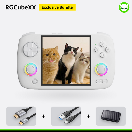 Anbernic RGCube XX Handheld Game Console 【35 Emulators & Over 20K Games Pre-installed】