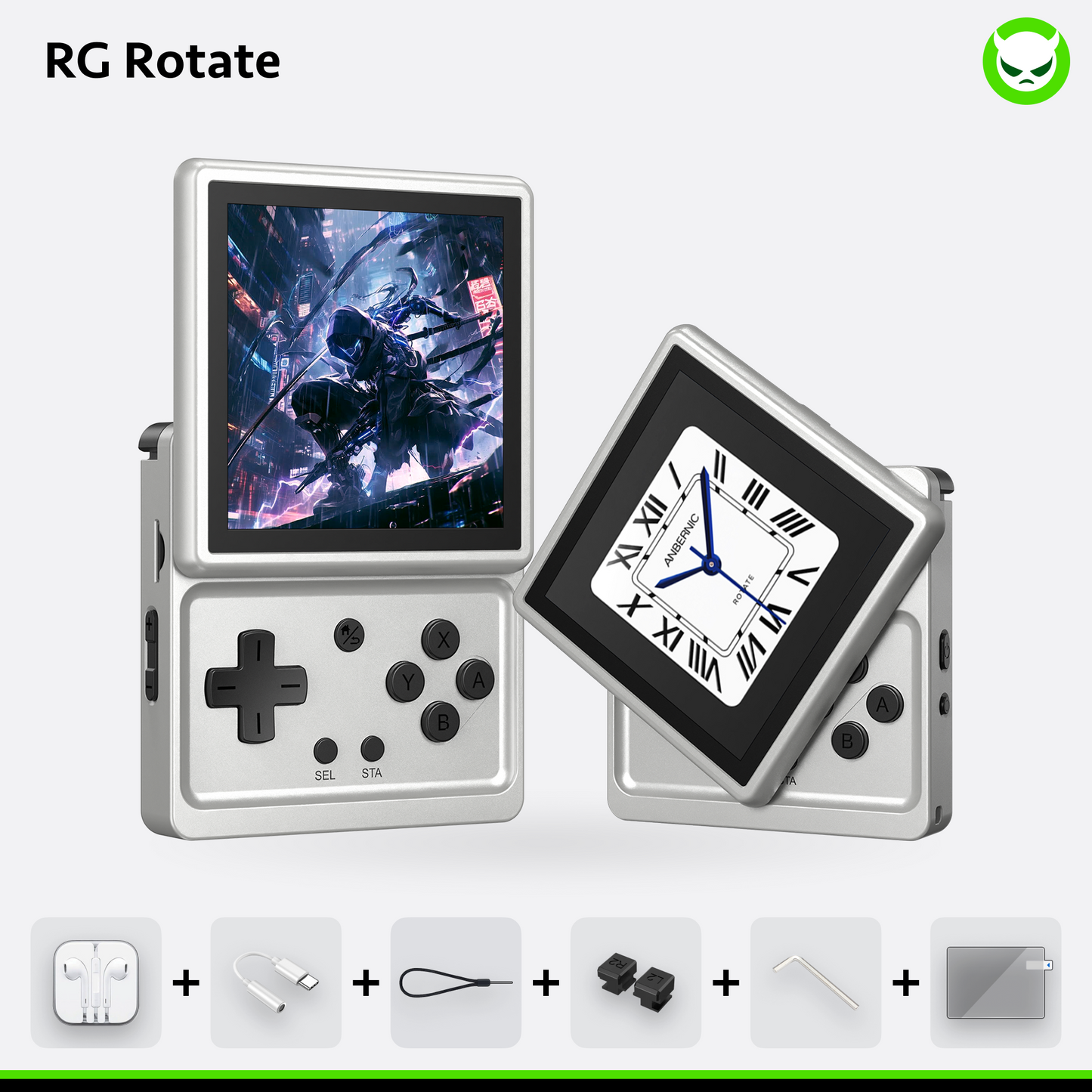 Anbernic RG Rotate【Ready to Play】