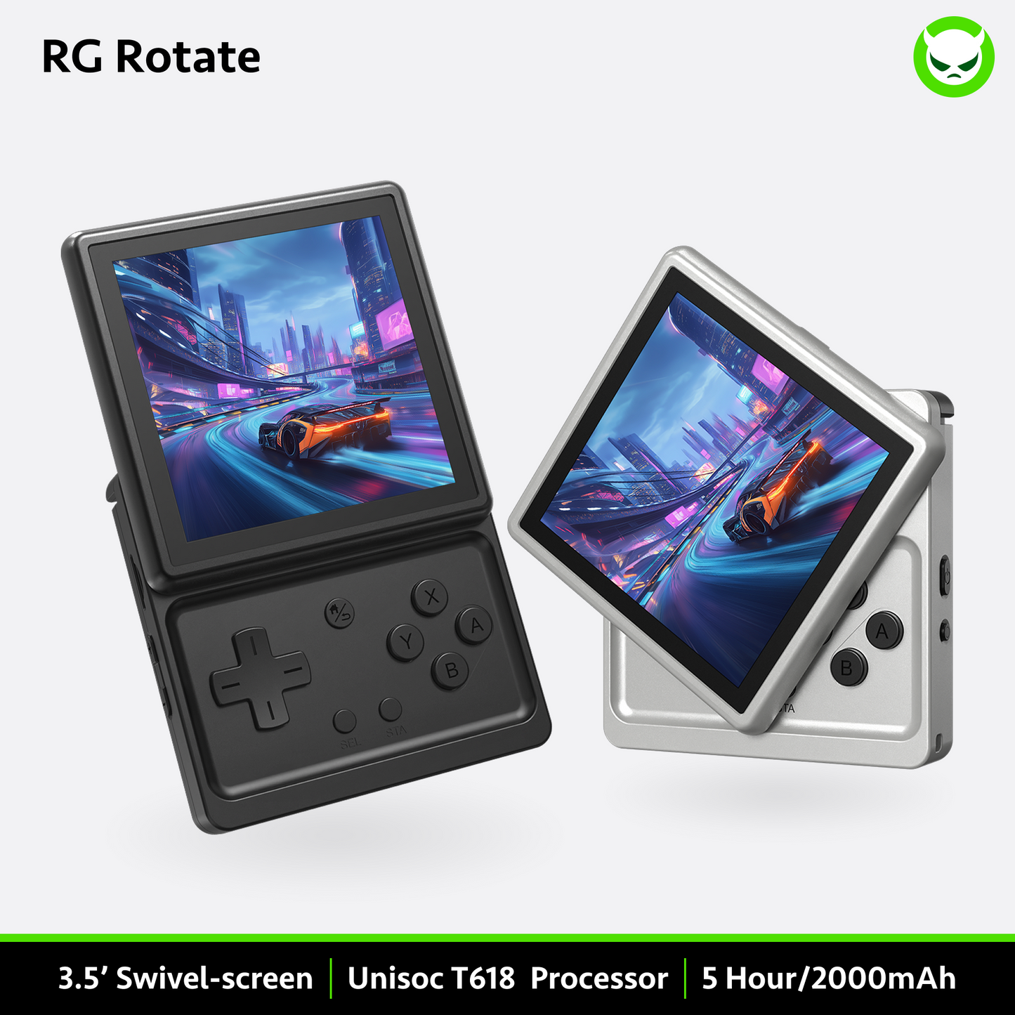Anbernic RG Rotate【Ready to Play】