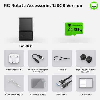 Anbernic RG Rotate【Ready to Play】