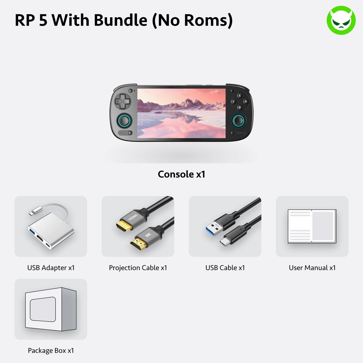 Retroid Pockect 5 Handheld【Pre-configured】Retro Game Console SD865