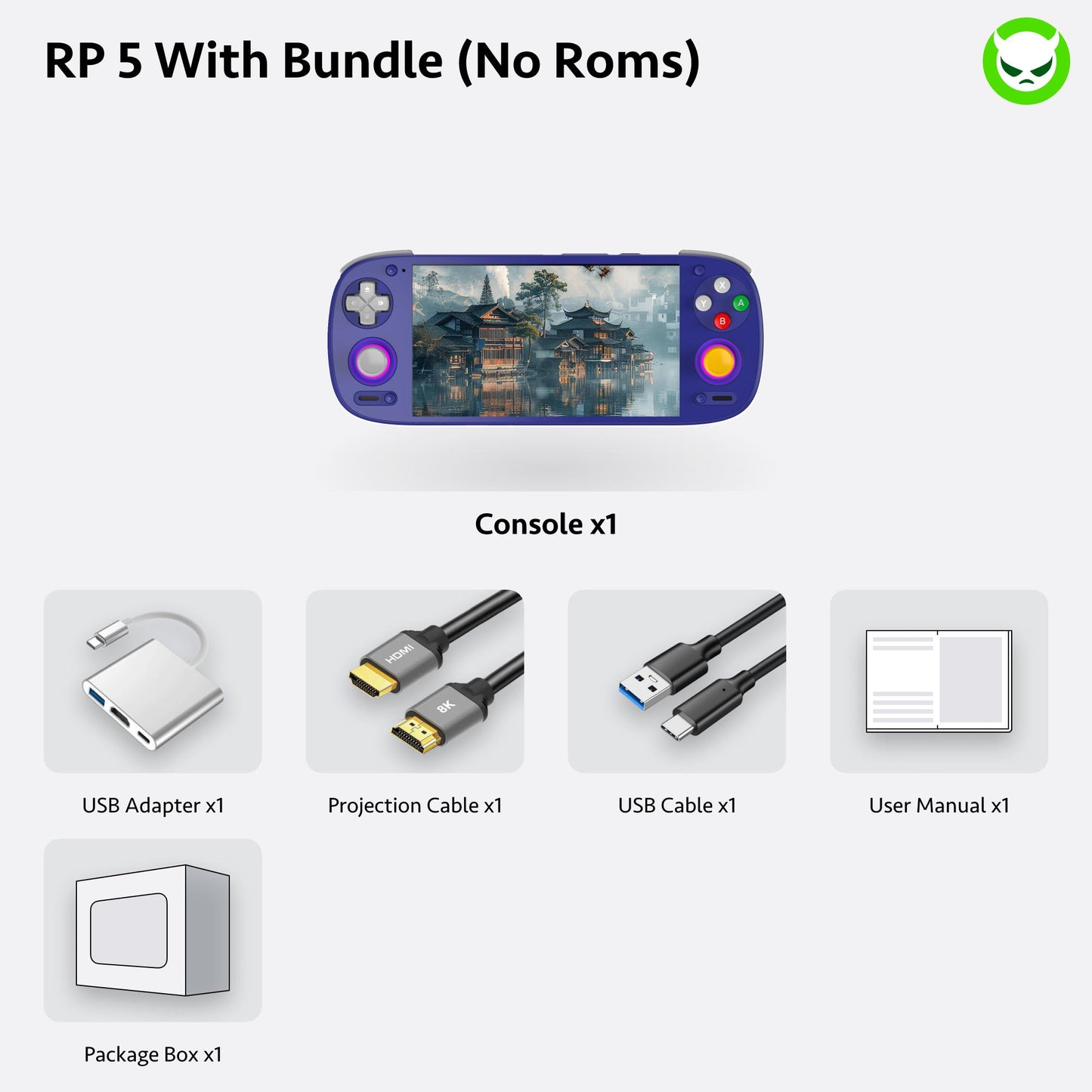 Retroid Pockect 5 Handheld【Pre-configured】Retro Game Console SD865