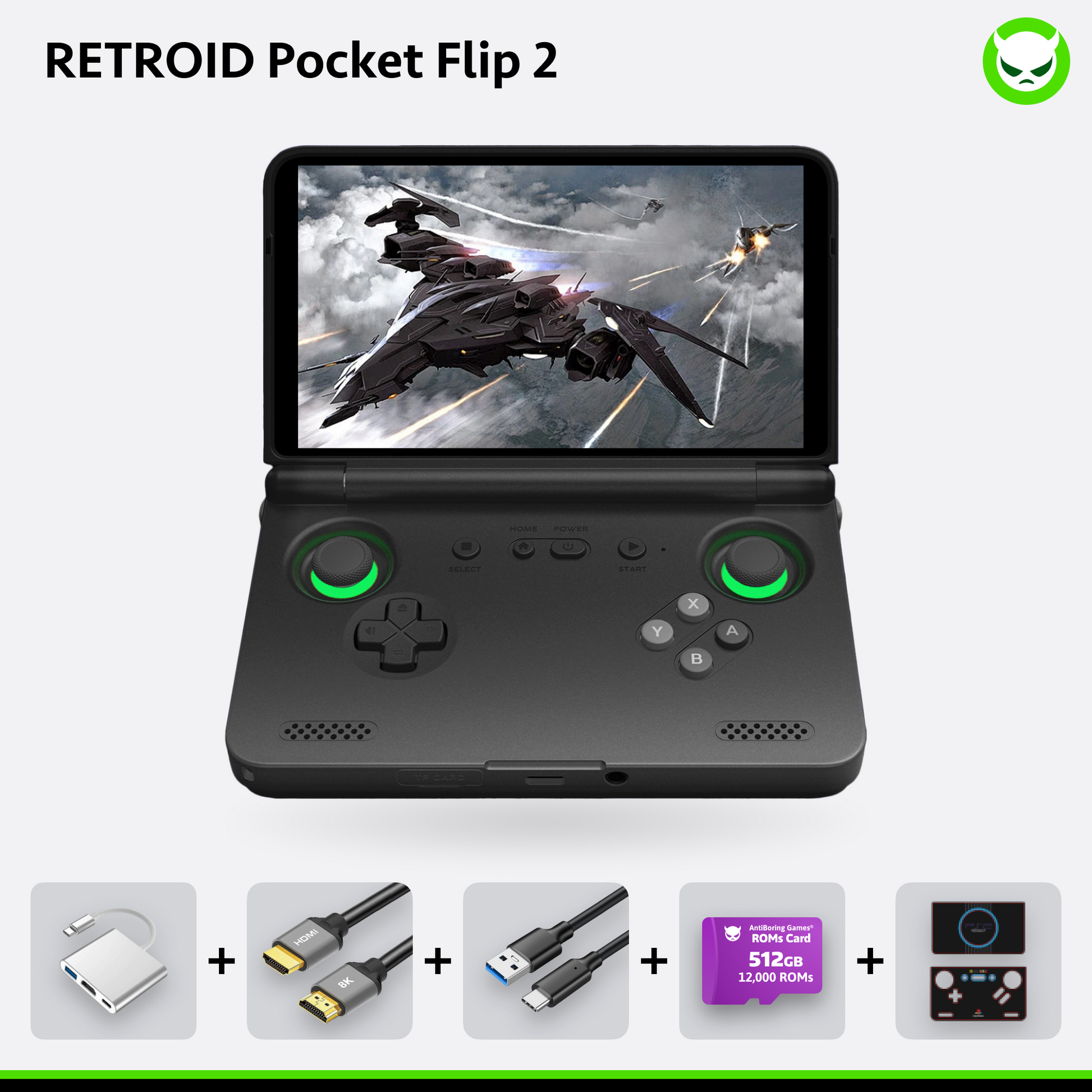 Pre-configured】Retroid Pocket Flip 2 – Anti Boring Gaming Pre-configured】Retroid Pocket Flip 2 – Anti Boring Gaming