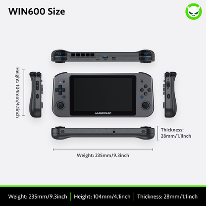 Consola de videojuegos portátil Anbernic Win600