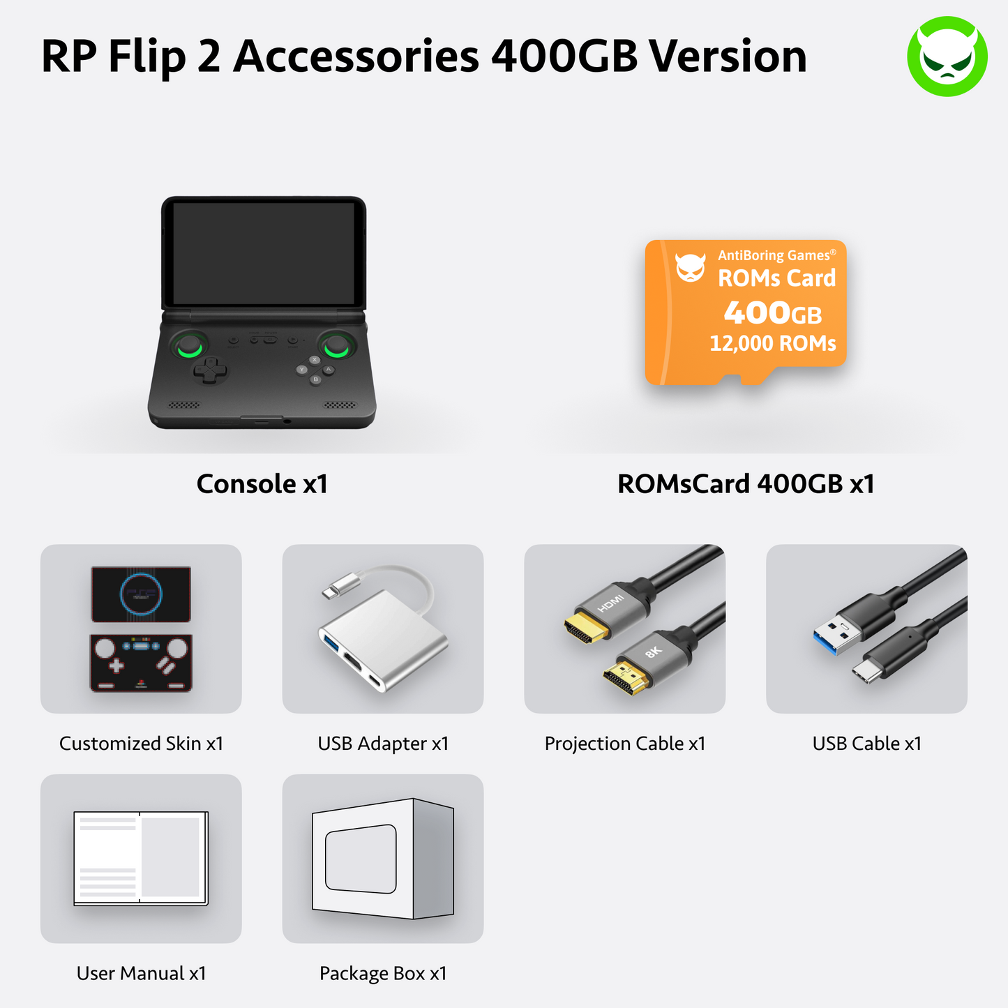 【Pre-order】【Pre-configured】Retroid Pocket Flip 2 (Pre-order shipping starts in 10th, June)