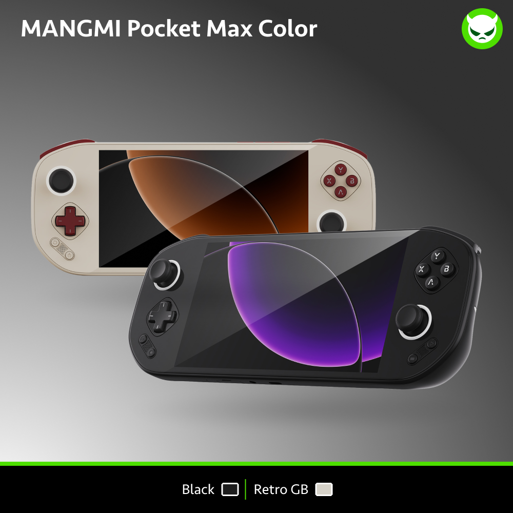 MANGMI Pocket Max【Vorkonfiguriert】Retro-Spielkonsole SD865