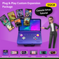Plug & Play Custom Expansion Package (Pre-Configured System) For Retroid Pocket Flip 2 & RP5 & RP6 & RP Nova & RP G2 & MANGMI Pocket Max(No Console)