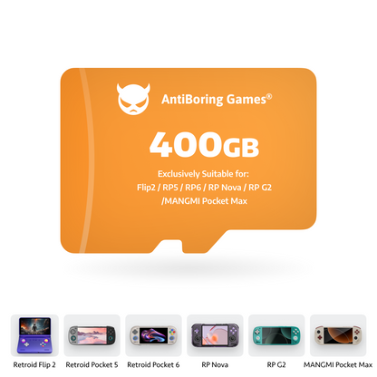 Paquete de Expansión Personalizado Plug & Play (Sistema Preconfigurado) para Retroid Pocket Flip 2 & RP5 & MANGMI Pocket Max (Sin Consola)