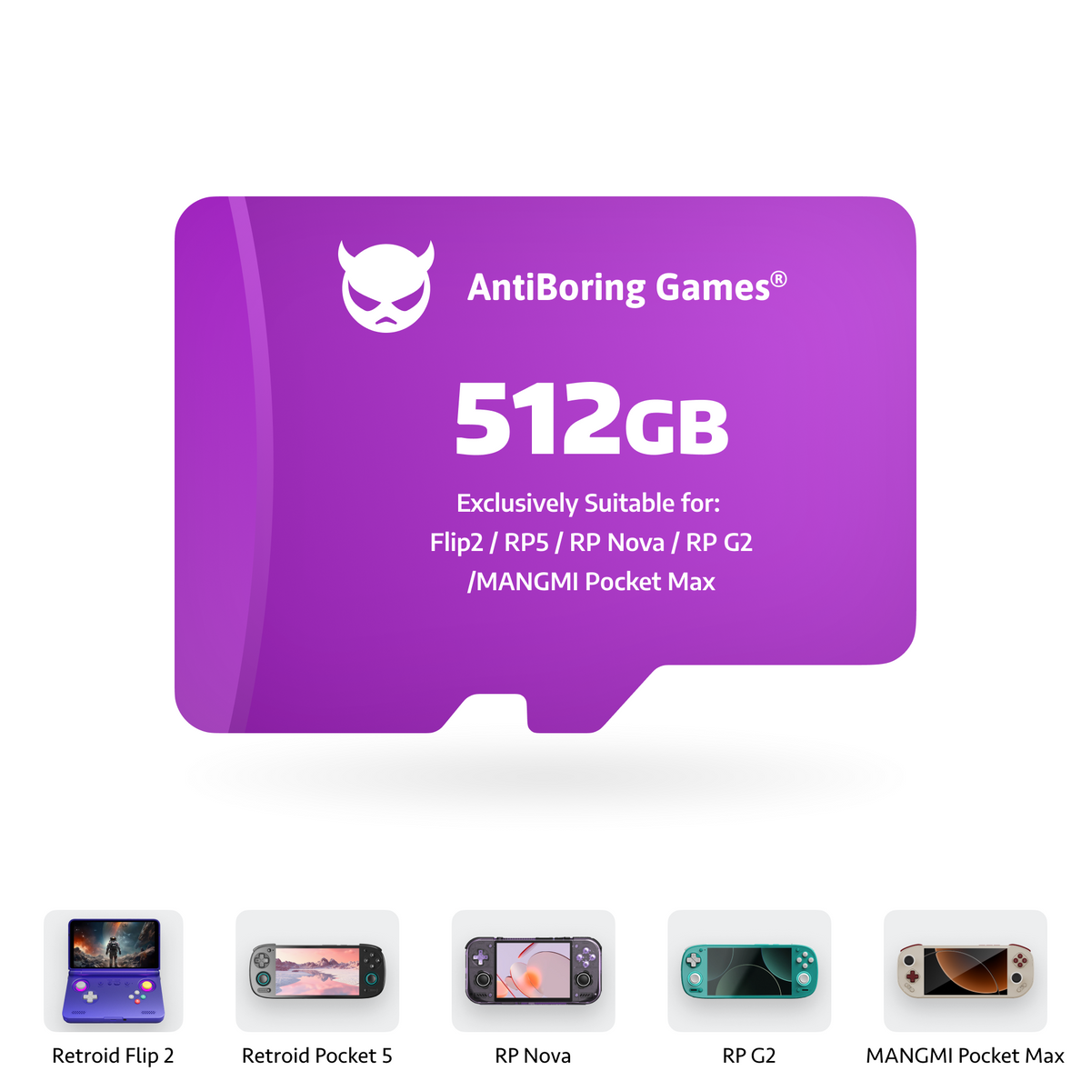 Paquete de Expansión Personalizado Plug & Play (Sistema Preconfigurado) para Retroid Pocket Flip 2 & RP5 & MANGMI Pocket Max (Sin Consola)