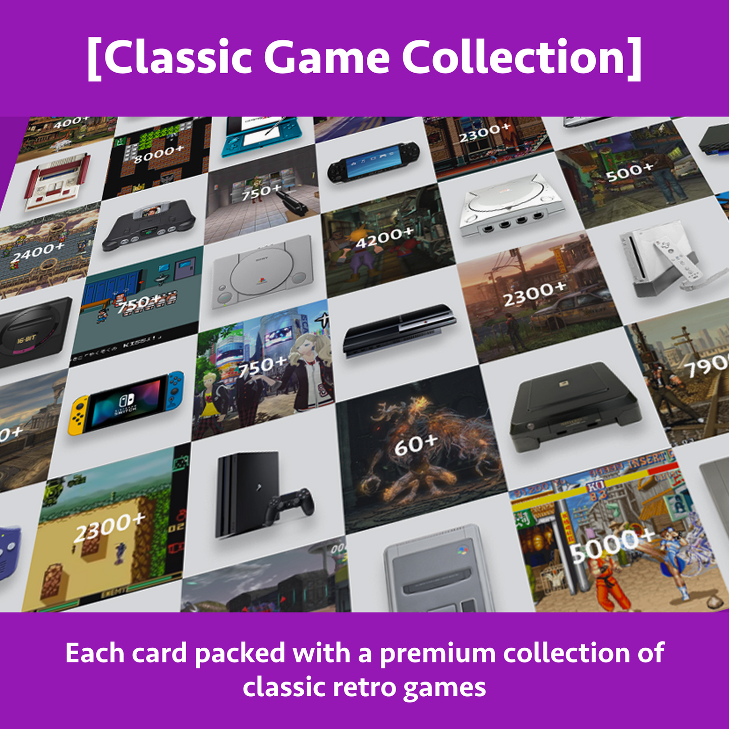 【Superb Games Cards】128GB Exclusively Compatible with Anbernic : RG 34XX SP / RG 35XX Pro / 40XX V  15500 Games & 29 Emulators Pre-installed