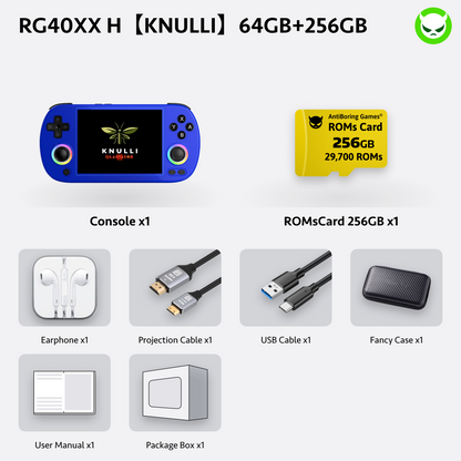 Anbernic RG40XXH【2026 New KNULLI System Upgrade】