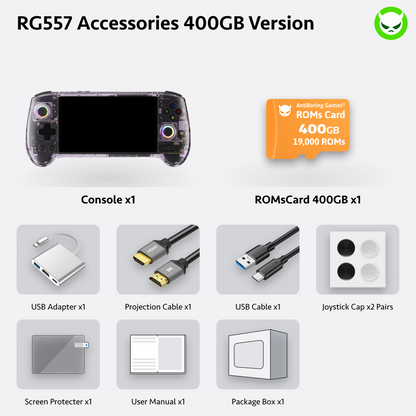 Anbernic RG557 Handheld Game Console Ready to Play
