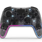 LED Controller Transparent glare switch Bluetooth wireless game handle wakes up and vibrates switch pro handle Compatible with all Anbernic Game Console and PC/Switch/Steam etc dualsenseedgecontroller